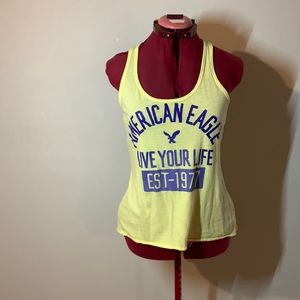 Yellow American eagle tank
